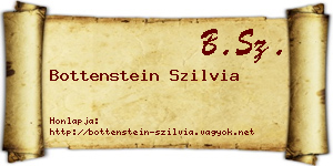 Bottenstein Szilvia névjegykártya